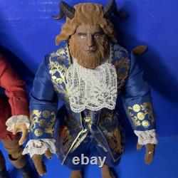 Disney Store Beauty & The Beast Live Action Movie Doll Lot Of 5 Belle Gaston