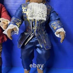 Disney Store Beauty & The Beast Live Action Movie Doll Lot Of 5 Belle Gaston
