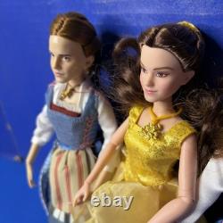 Disney Store Beauty & The Beast Live Action Movie Doll Lot Of 5 Belle Gaston