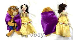 Disney Store Beauty & The Beast Stuffed Plush Lot 10 Phillipe Lumiere Potts RARE