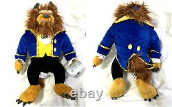 Disney Store Beauty & The Beast Stuffed Plush Lot 10 Phillipe Lumiere Potts RARE