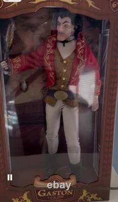 Disney Store Beauty and the Beast 17 Gaston Limited Edition Doll 1 of 2500 NIB