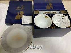 Disney Store Beauty and the Beast 30th Anniversary Cup & Saucer Plate Set