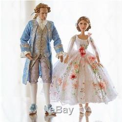 Disney Store Beauty and the Beast Belle Limited Edition LIVE Platinum Doll Set