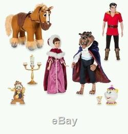 Disney Store Beauty and the Beast Deluxe Classic Doll Gift Set NEW