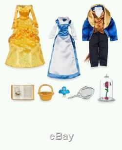 Disney Store Beauty and the Beast Deluxe Classic Doll Gift Set NEW