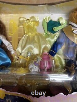 Disney Store Beauty and the Beast Deluxe Dining Set New In Original Box