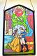 Disney Store Beauty and the Beast Wall Decoration Resin Stained Glass New no tag