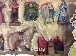 Disney Store Beauty & the Beast Deluxe Sketchbook Ornament Set Limited Edition