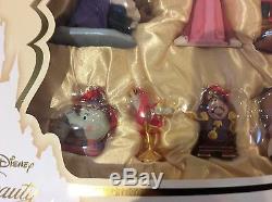 Disney Store Beauty & the Beast Deluxe Sketchbook Ornament Set Limited Edition