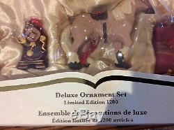 Disney Store Beauty & the Beast Deluxe Sketchbook Ornament Set Limited Edition