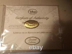 Disney Store Beauty & the Beast Mrs Potts 24K Gold Tea Set Limited Edition 1600
