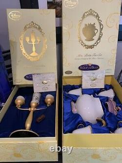 Disney Store Beauty & the Beast Mrs Potts And Candle Set Limited Edition