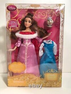 Disney Store Belle Deluxe Singing Doll Set Beauty & Beast shopDisney NIB