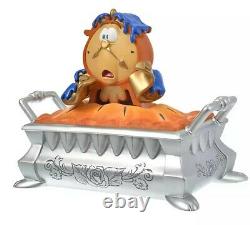 Disney Store Cogsworth Pie Figure Accessory Case Beauty & The Beast 2021 JP NEW