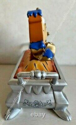 Disney Store Cogsworth Pie Figure Accessory Case Beauty & The Beast 2021 Story