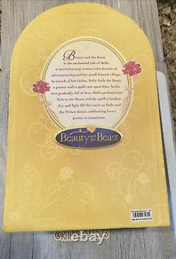 Disney Store Deluxe Edition Belle Beauty And The Beast Holiday Doll NRFB