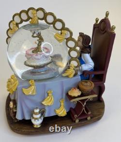 Disney Store Exclusive Beauty and the Beast Be Our Guest Snow Globe Water 26735