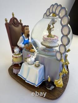 Disney Store Exclusive Beauty and the Beast Be Our Guest Snow Globe Water 26735
