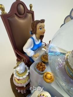 Disney Store Exclusive Beauty and the Beast Be Our Guest Snow Globe Water 26735