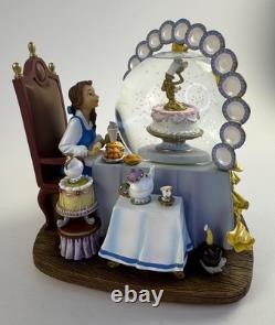 Disney Store Exclusive Beauty and the Beast Be Our Guest Snow Globe Water 26735