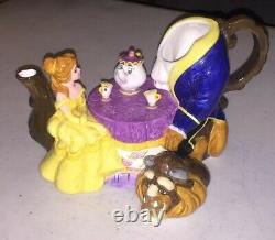 Disney Store Exclusive Beauty and the Beast Beast/Belle/Chip/Potts Tea Pot