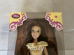 Disney Store Exclusive Belle 17 Singing Doll Beauty & The Beast Rare New Nib