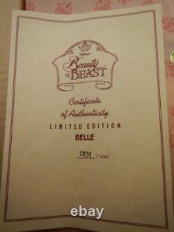 Disney Store Exclusive Limited Edition Beauty And The Beast Belle Porcelain Doll