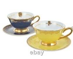 Disney Store Japan Belle & Beast Teacup Pair BEAUTY AND THE BEAST 30YEARS New