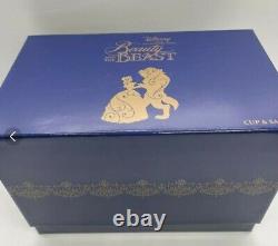 Disney Store Japan Belle & Beast Teacup Pair BEAUTY AND THE BEAST 30YEARS New