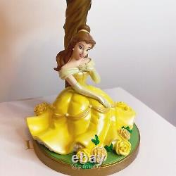 Disney Store Japan Belle LED Figure Lamp Beauty and the Beast FLOWER PRINCESS