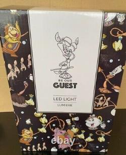 Disney Store Limited Beauty and the Beast Cogsworth Lumiere Figure JP New Gift