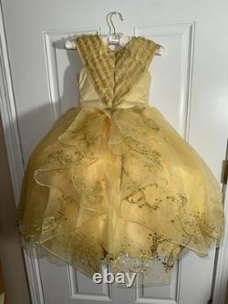 Disney Store Limited Edition Beauty and the Beast Belle Costume Dress New Size 6