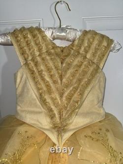 Disney Store Limited Edition Beauty and the Beast Belle Costume Dress New Size 6