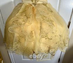Disney Store Limited Edition Beauty and the Beast Belle Costume Dress New Size 6