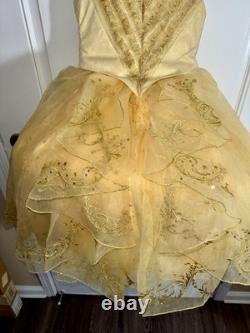 Disney Store Limited Edition Beauty and the Beast Belle Costume Dress New Size 6
