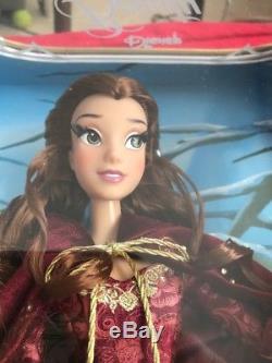 Disney Store Limited Edition Beauty and the Beast Winter Belle 17 Doll 2016 LE