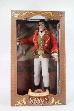 Disney Store Limited Edition Gaston 17 Doll Beauty And The Beast New