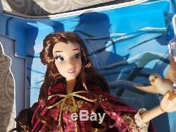 Disney Store Limited Edition Winter Belle 17 Doll Beauty And The Beast LE NEW