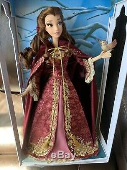 Disney Store Limited Edition Winter Belle Beauty And The Beast 17'' Doll 25th