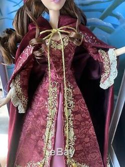 Disney Store Limited Edition Winter Belle Beauty And The Beast 17'' Doll 25th