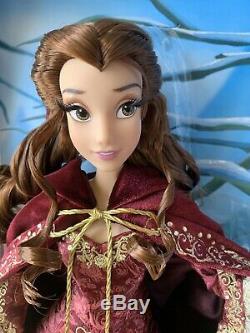 Disney Store Limited Edition Winter Belle Beauty And The Beast 17'' Doll 25th