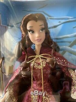 Disney Store Limited Edition Winter Belle Beauty And The Beast 17'' Doll 25th