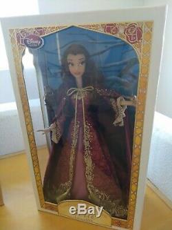 Disney Store Limited Edition Winter Belle Beauty And The Beast 17 Doll 5000 New