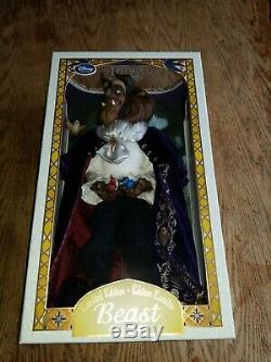 Disney Store NIB Beast from Beauty and the Beast Limited Edition Doll NEW 3500