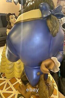 Disney Store Parks Beauty and the Beast Big Fig Figure Statue Belle & Beast New