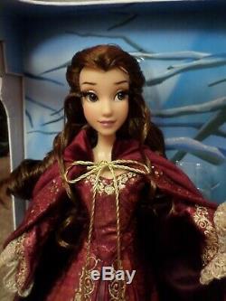 Disney Store Winter Belle 17 Limited Edition LE 5000 Doll Beauty Beast