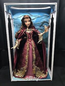 Disney Store Winter Belle 17 Limited Edition LE 5000 Doll Beauty Beast New