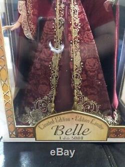 Disney Store Winter Belle Limited Edition 17 Inch Doll Beauty And The Beast