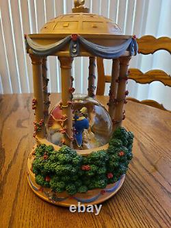 Disney Store's Beauty and the Beast Snow Globe RARE